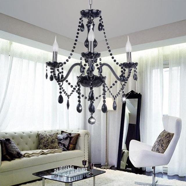 Modern Retro Drop Crystal Chandelier