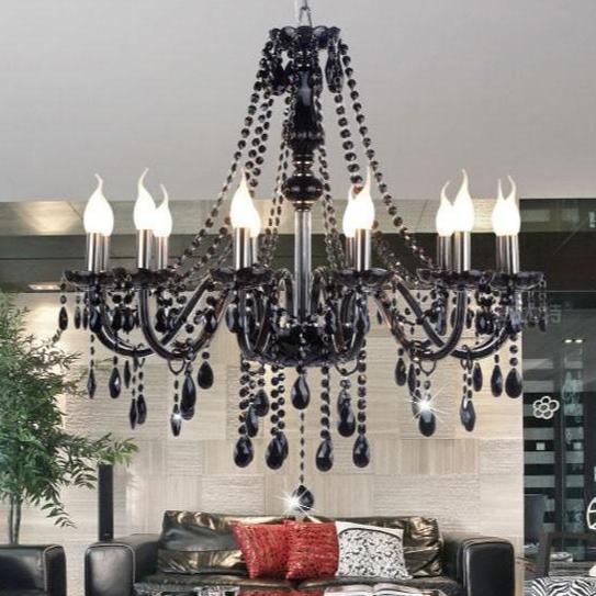 Modern Retro Drop Crystal Chandelier