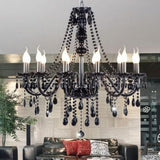 Modern Retro Drop Crystal Chandelier