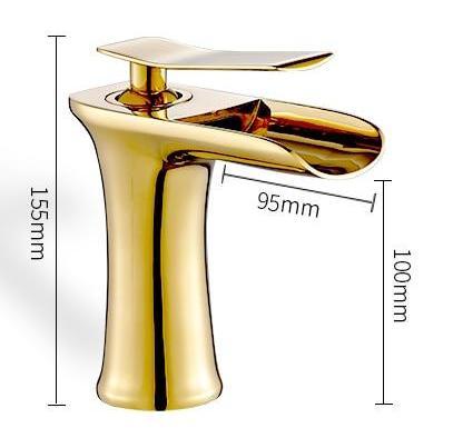 Waterfall Type Single Handle Basin Faucet