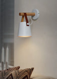 Nordic Wooden Hanging Wall Lamp