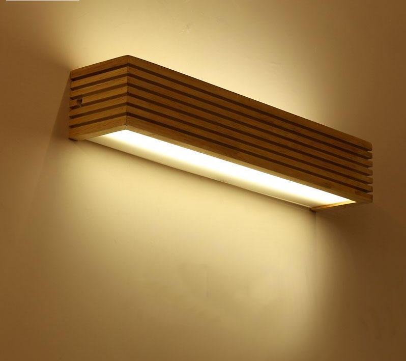 Statuto Modern Nordic Wooden Wall Lamp