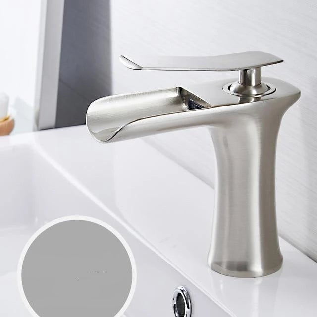 Waterfall Type Single Handle Basin Faucet