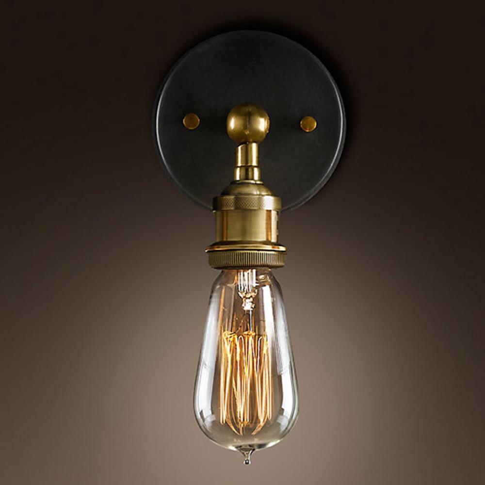 Modern Country Style Brass Wall Lamp