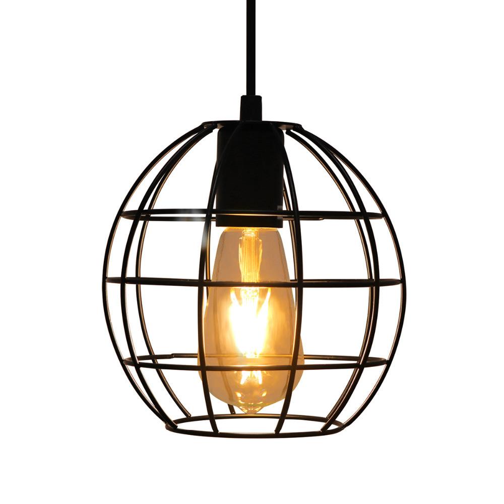 Spherical Hanging Cage Drop Ceiling Light