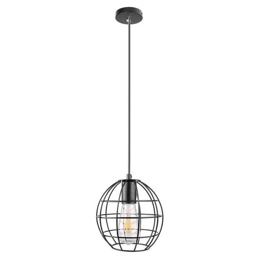 Spherical Hanging Cage Drop Ceiling Light