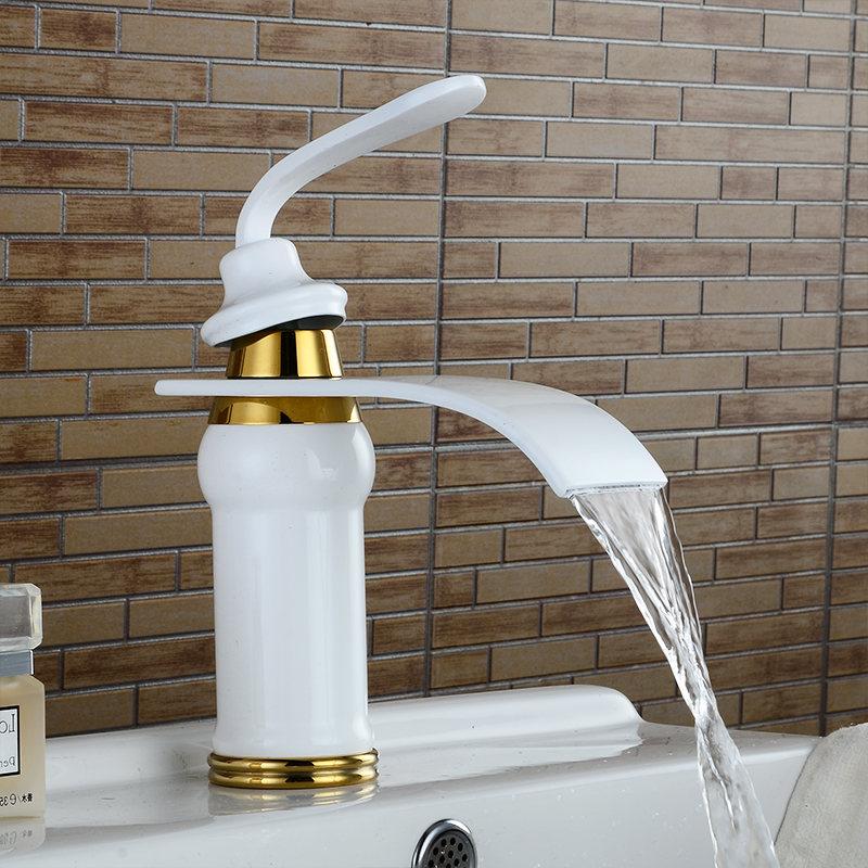 Vintage Brass Waterfall Faucet