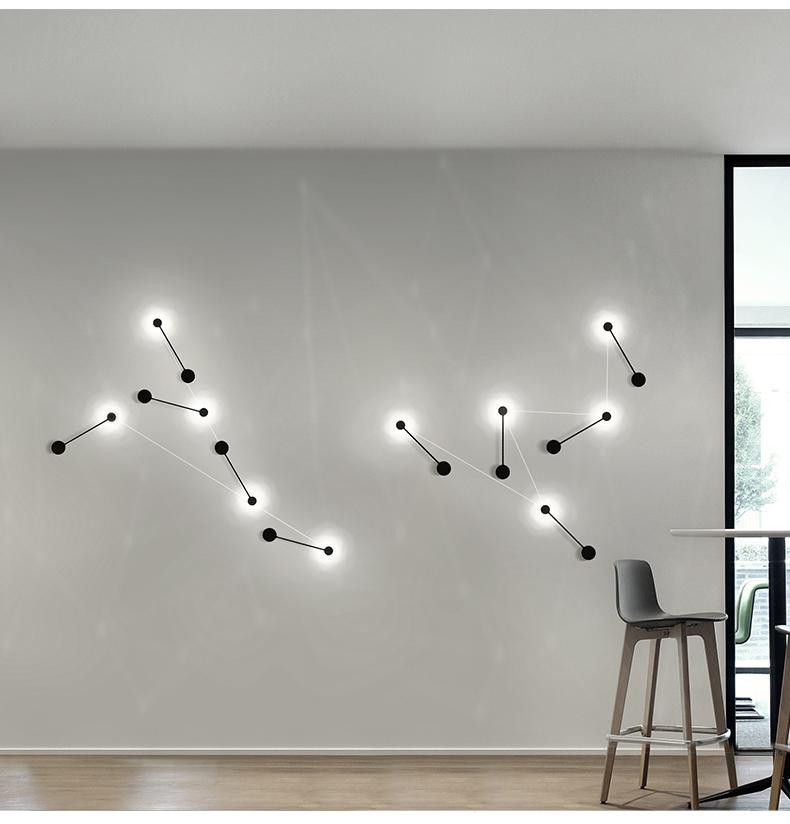 Minimalist Circular Art Deco LED Wall Lamp