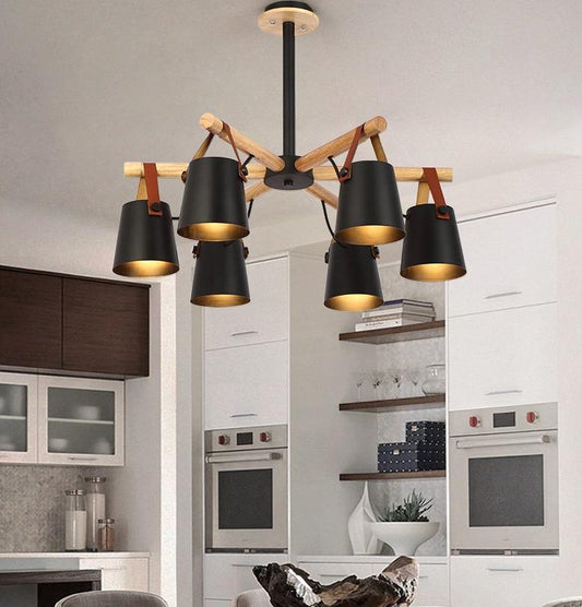 Modern Nordic Drop Down Pendant Chandelier