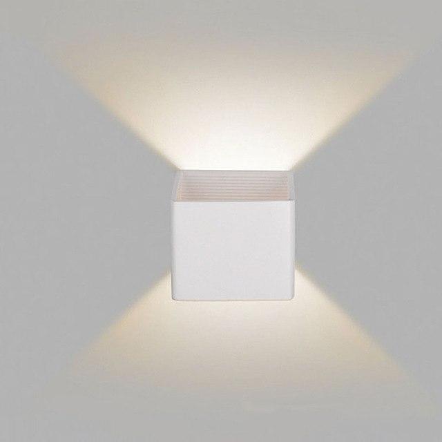 Modern LED Up Down Cube Wall Lamp