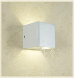 Modern LED Up Down Cube Wall Lamp