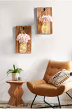 Wall Mounted Fairy Light Mason Jar