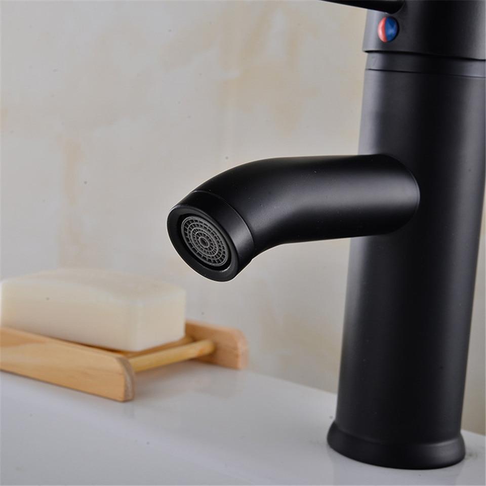 Stainless Steel Black Matte Finish Faucet