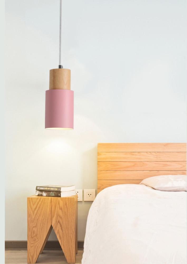 Designer Nordic Wooden Base Hanging Light