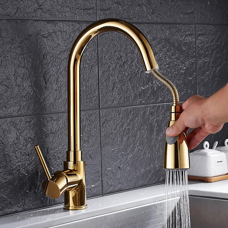 Retractable Kitchen Faucet