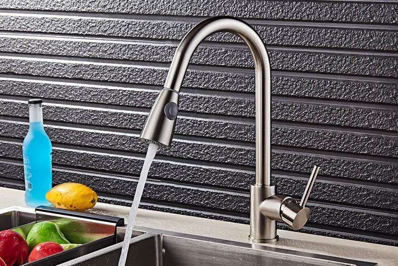 Retractable Kitchen Faucet