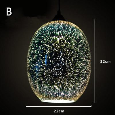 Modern Nordic Nebula Hanging Lamp