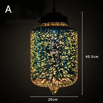 Modern Nordic Nebula Hanging Lamp