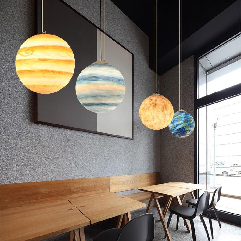 Milky Way Galaxy Pendant Lamp