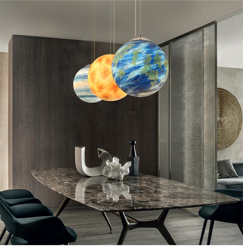 Milky Way Galaxy Pendant Lamp