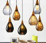 Modern Nordic Drop Glass Pendant Lamp