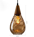 Modern Nordic Drop Glass Pendant Lamp