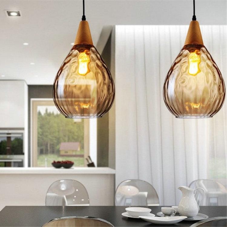 Modern Nordic Drop Glass Pendant Lamp