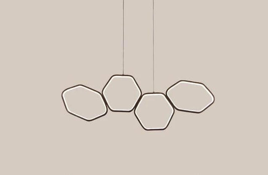 Art Deco LED Geometric Chandelier