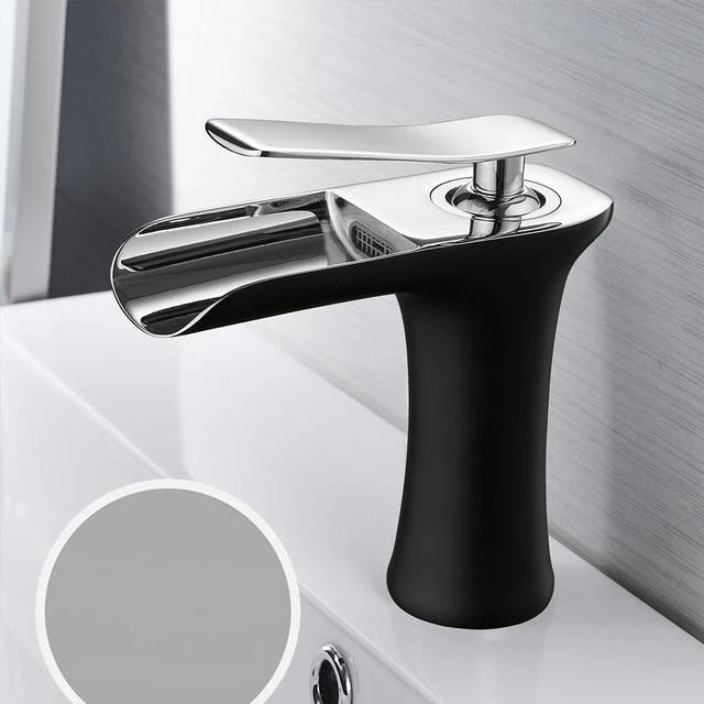 Waterfall Type Single Handle Basin Faucet