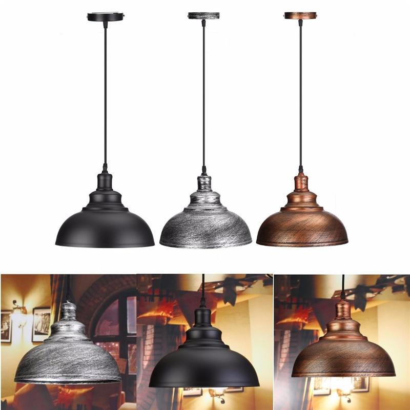 Vintage Industrial Dome Hanging Lamp