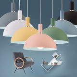 Modern Nordic Round Lampshade Hanging Light