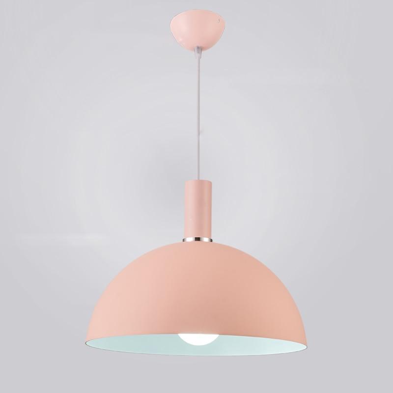 Modern Nordic Round Lampshade Hanging Light