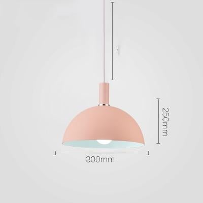 Modern Nordic Round Lampshade Hanging Light