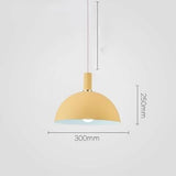 Modern Nordic Round Lampshade Hanging Light