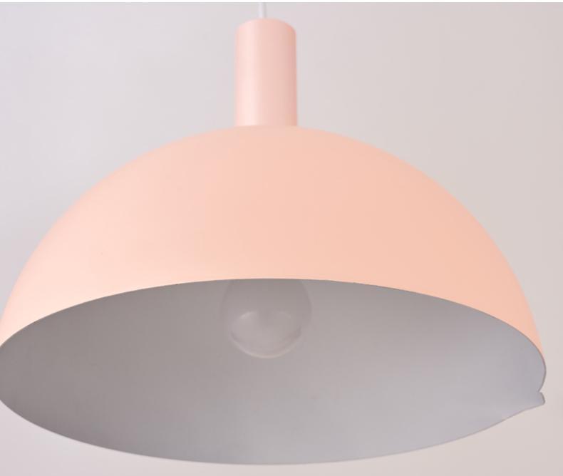 Modern Nordic Round Lampshade Hanging Light