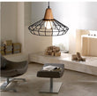 Modern Nordic Wrought Iron Hanging Cage Lamp