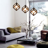 Nordic Modern Geometric Cube Hanging Lamp