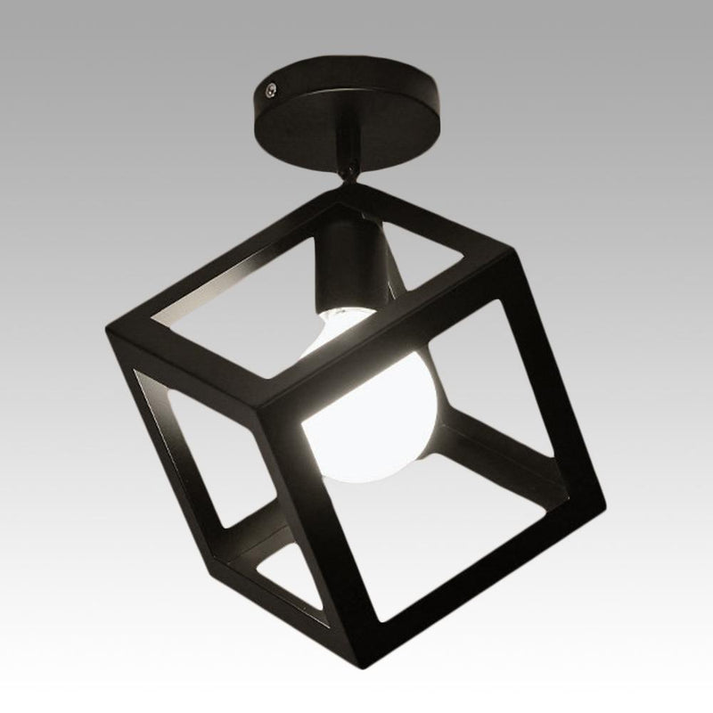 Nordic Modern Geometric Cube Hanging Lamp