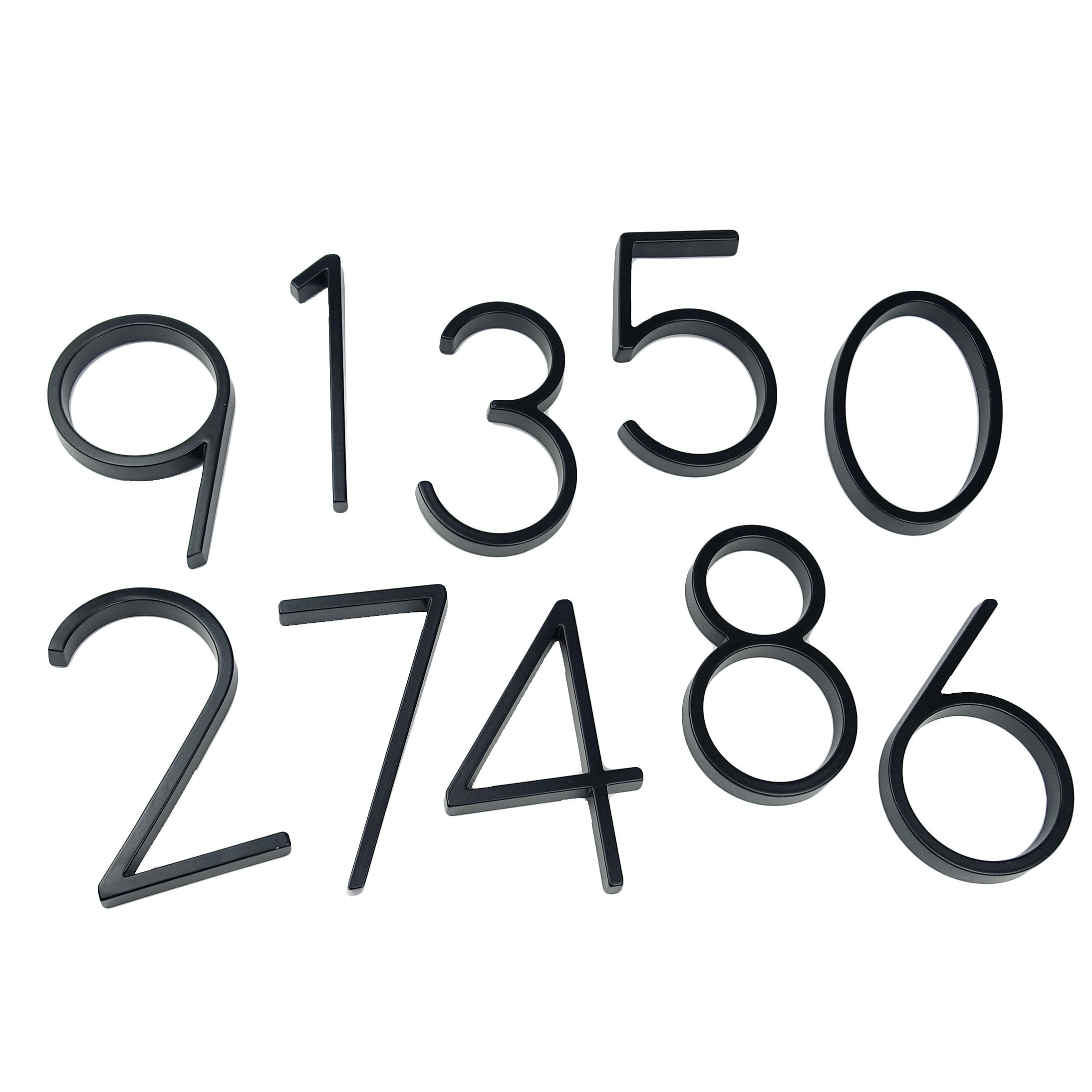 Modern House Numbers