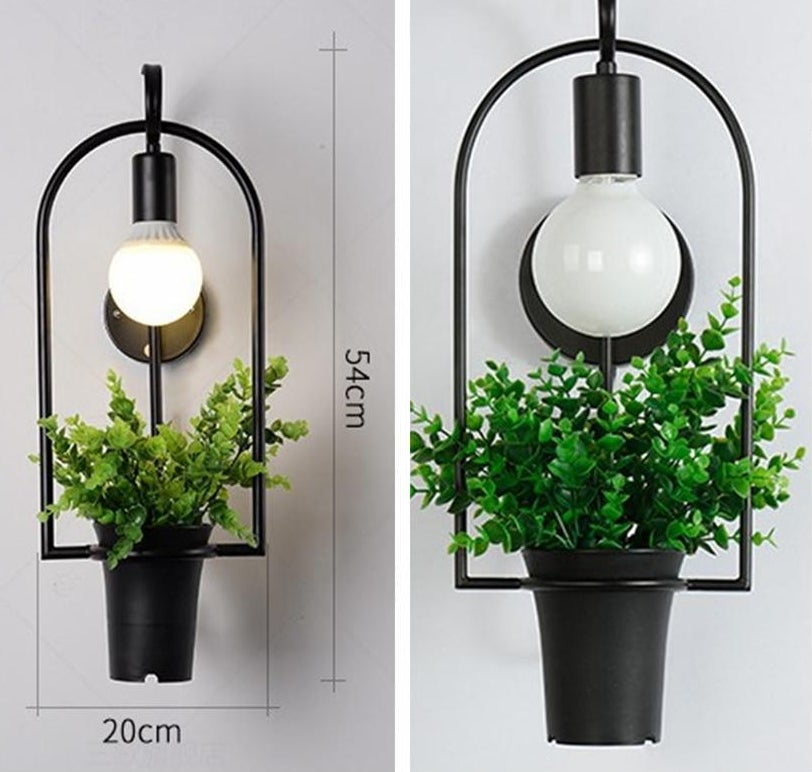 Modern Nordic Planter Wall Lamp