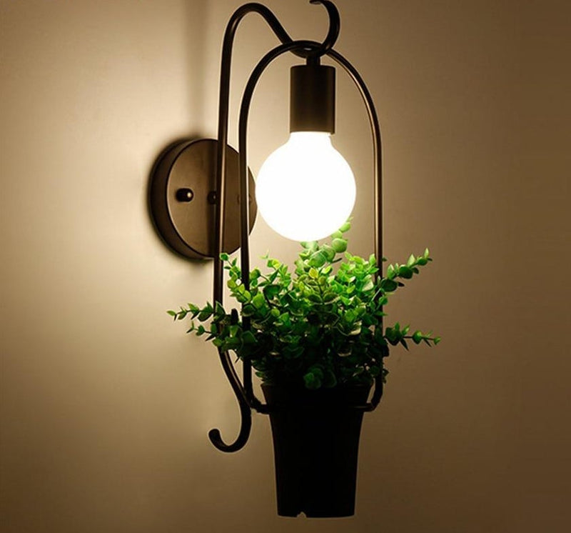Modern Nordic Planter Wall Lamp