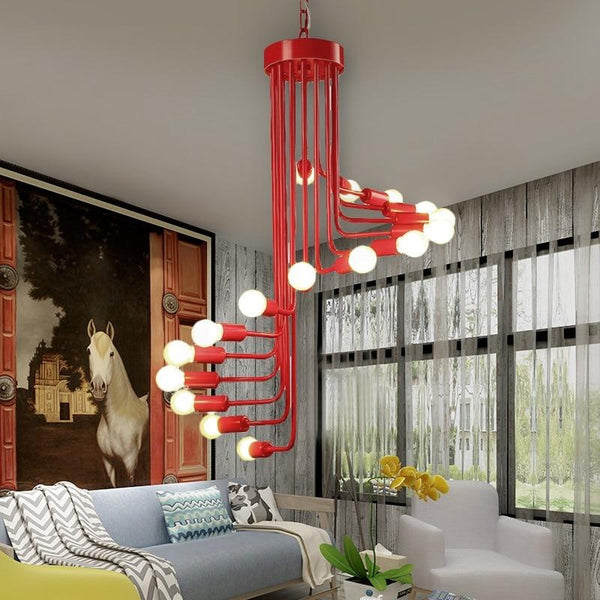 Modern Nordic Spiral Chandelier