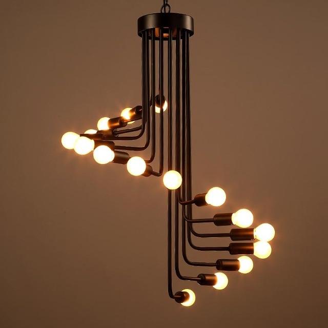 Modern Nordic Spiral Chandelier