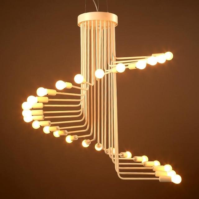 Modern Nordic Spiral Chandelier