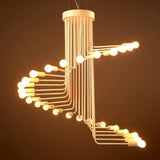 Modern Nordic Spiral Chandelier