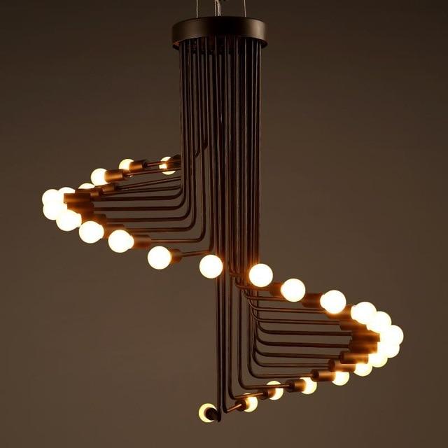 Modern Nordic Spiral Chandelier