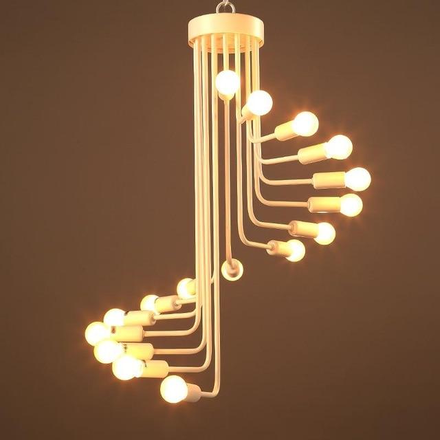 Modern Nordic Spiral Chandelier