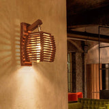 Stylish Sconce Wooden Lantern Lamp