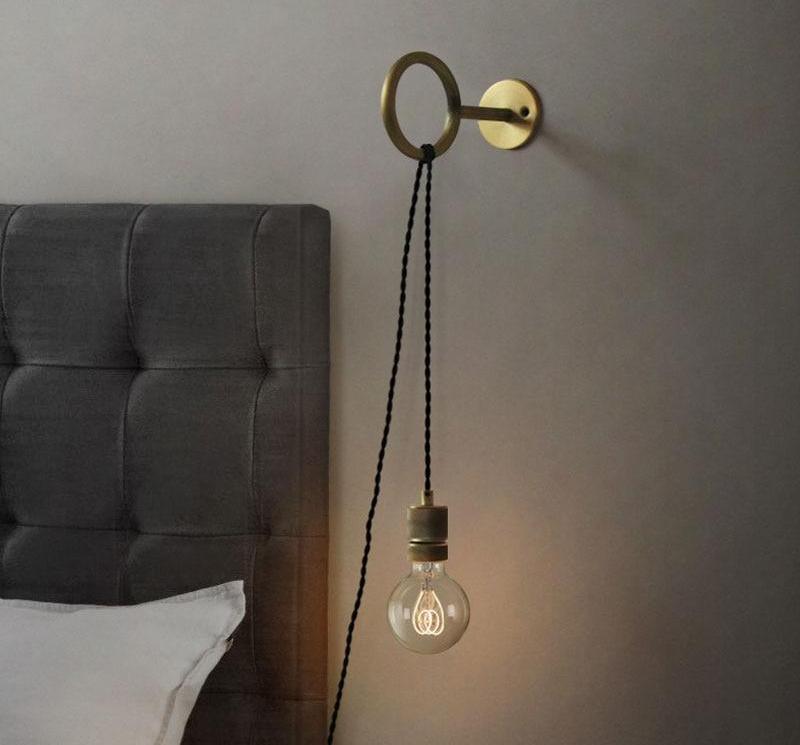 Modern Nordic Wall Mounted Bulb Ring Holder