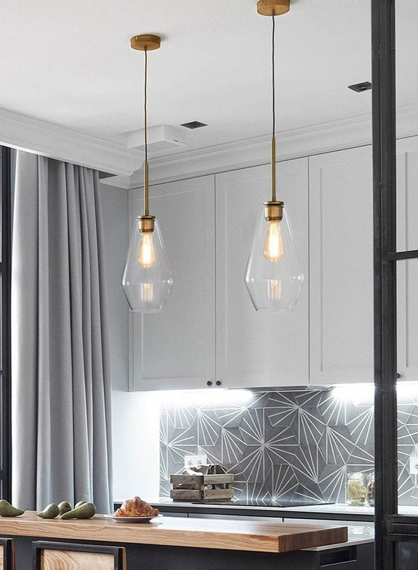 Hanging Glass Pendant Lamp